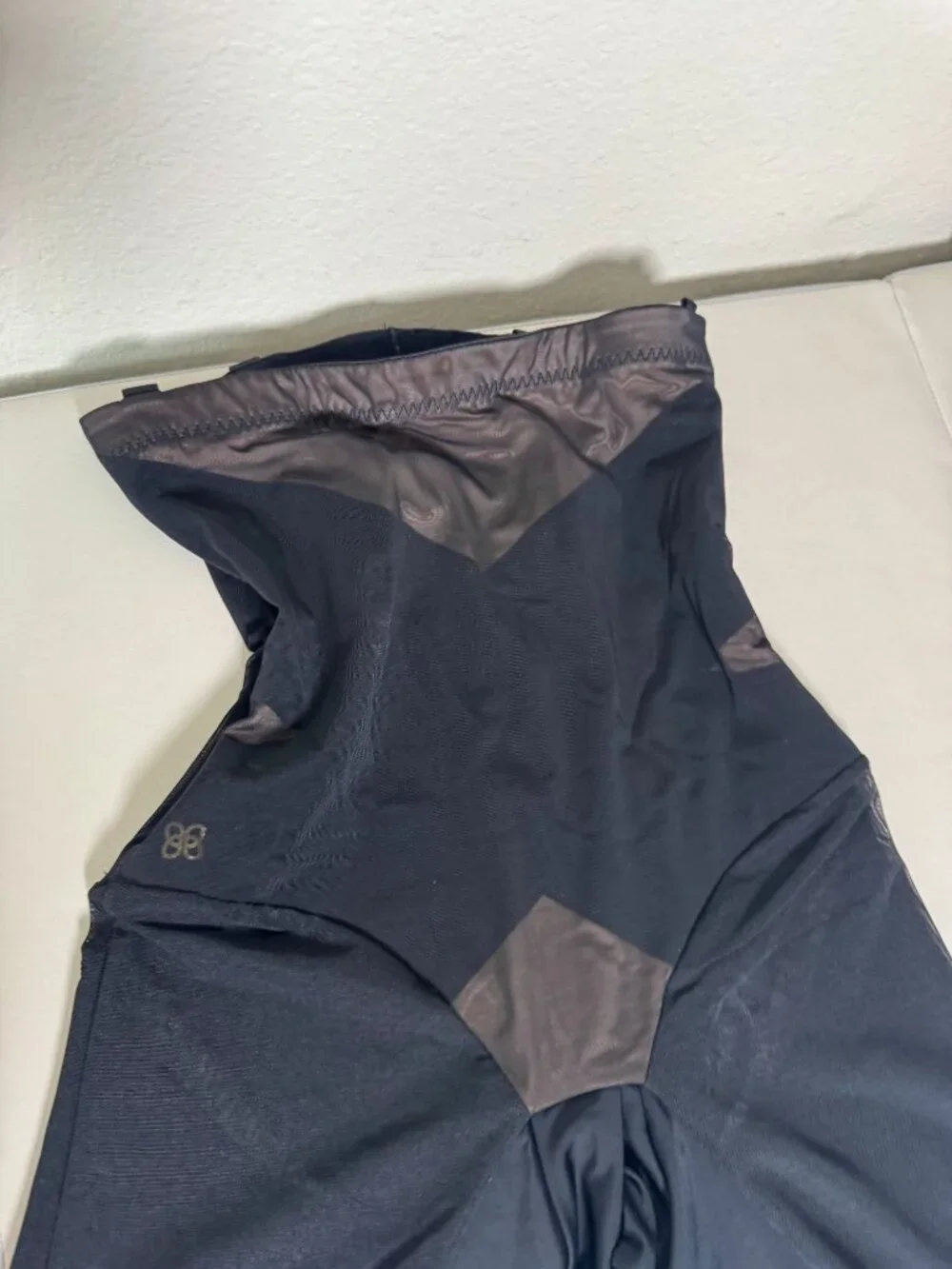 Honeylove Superpower Shorts Black Sculptwear Shaping Bodysuit Small Shapewear